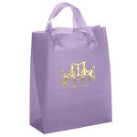 Bulk Hercules Frosted Plastic Shopping Bags (13" x 17")