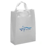 Wholesale Apollo Frosted Plastic Shopping Bags (37S810)