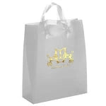 Bulk Hercules Frosted Plastic Shopping Bags (13" x 17")