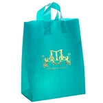 Bulk Hercules Frosted Plastic Shopping Bags (13" x 17")