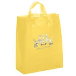 Bulk Hercules Frosted Plastic Shopping Bags (13" x 17")