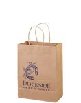 Eco-Friendly Wholesale Kraft Shopping Bags with Handles