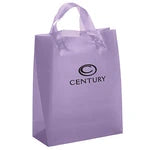 Bulk Hercules Frosted Plastic Shopping Bags (13" x 17")