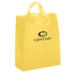 Bulk Hercules Frosted Plastic Shopping Bags (13" x 17")