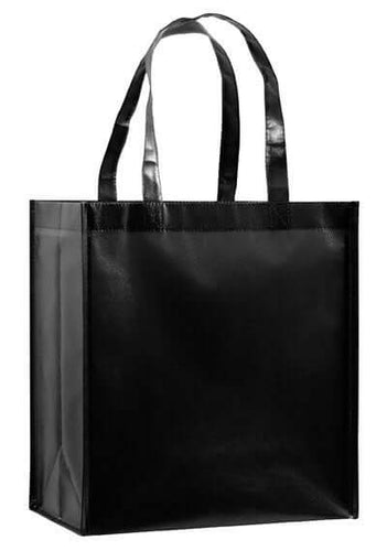 Wholesale Gloss Laminated Designer Grocery Tote Bag with Poly Board Insert - LN12813