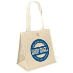 Wholesale Cotton Aurora Long Handle Shopping Bags