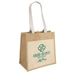Wholesale Izzy Cotton Jute Shopping Bag