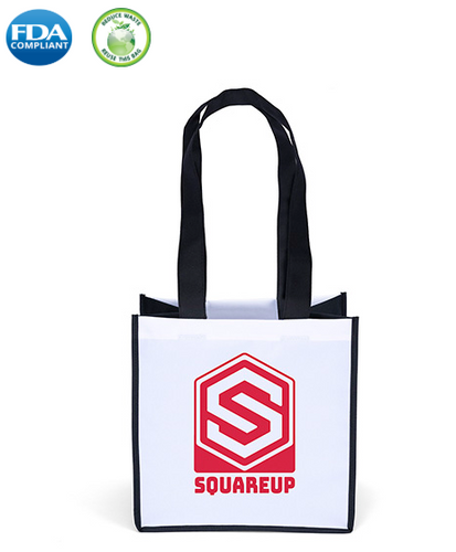 Wholesale carol  Black White long handle tote bag