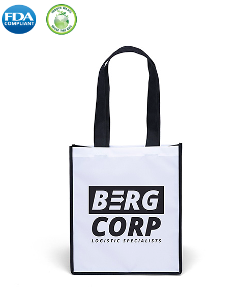 Wholesale Scott Black White long handle tote bag