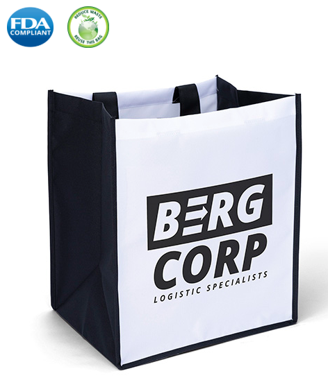 Wholesale Scott Black White long handle tote bag