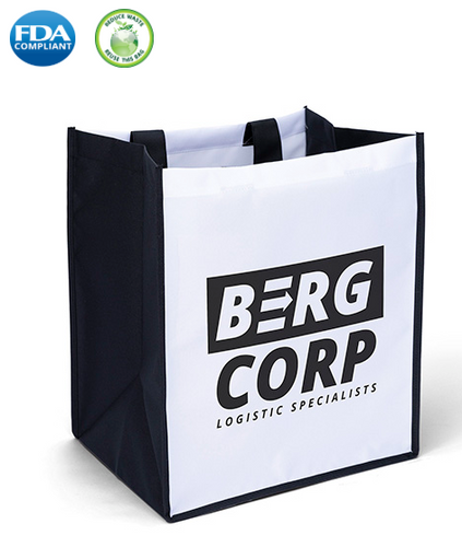 Wholesale Scott Black White long handle tote bag