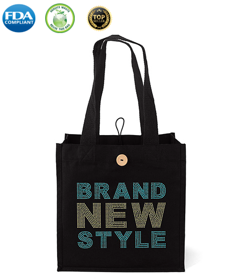 Wholesale cotton aurora long handle tote