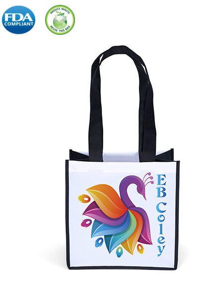 Wholesale carol  Black White long handle tote bag