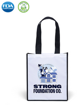 Wholesale Scott Black White long handle tote bag