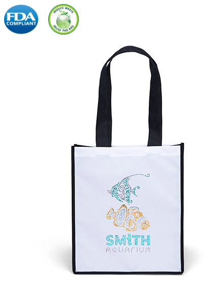 Wholesale Scott Black White long handle tote bag