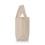Mini Canvas Shopping Bag - Compact Everyday Handbag