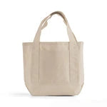 Mini Canvas Shopping Bag - Compact Everyday Handbag