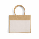 Large Easy-Print Jute Bag