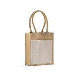 Small Easy-Print Jute Bag