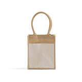 Small Easy-Print Jute Bag