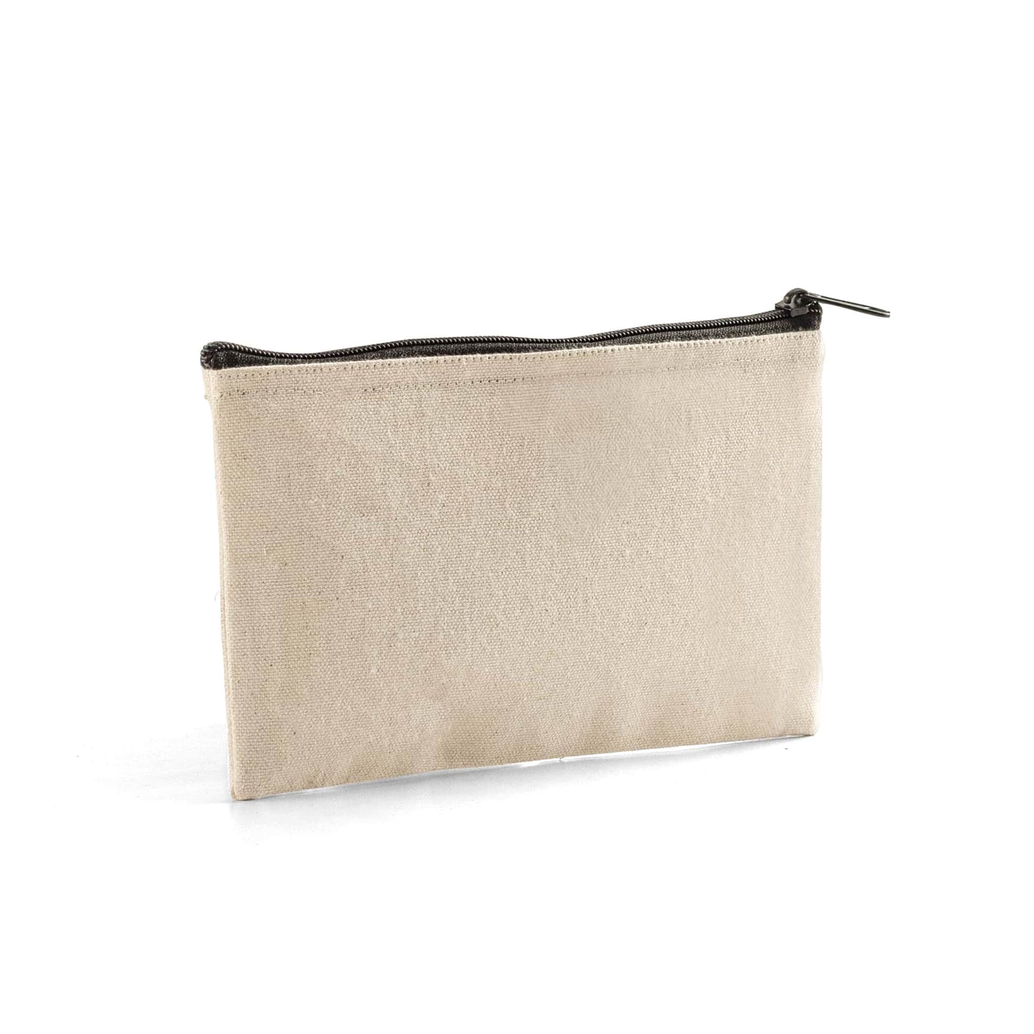Multi-Functional Flat Canvas Makeup Bag (6-Pack)