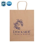 Eco-Friendly Wholesale Kraft Shopping Bags with Handles