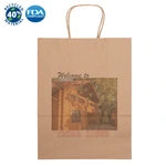 Eco-Friendly Wholesale Kraft Shopping Bags with Handles