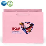 London Matte Laminated Premium Paper Shopping Bags (Bulk)
