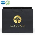 London Matte Laminated Premium Paper Shopping Bags (Bulk)