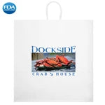 Wholesale Duke White Kraft Paper Bags with Twisted Handles