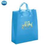 Bulk Hercules Frosted Plastic Shopping Bags (13" x 17")