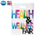 Custom Full Color Printed Die Cut Plastic Bags (12" x 16.5")