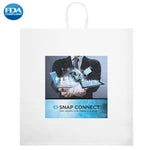Wholesale Duke White Kraft Paper Bags with Twisted Handles