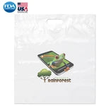 Wholesale Die-Cut Plastic Handle Bags (18" x 20" x 4")