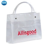 Wholesale Frosted Plastic Gift Bags with Business Card Pocket