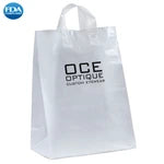 Premium Wholesale Mercury Frosted Plastic Bags with Fused Loop Handles
