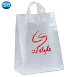 Premium Wholesale Mercury Frosted Plastic Bags with Fused Loop Handles
