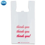 Wholesale "Thank You" Plastic T-Shirt Bags (1/6 Bbl)