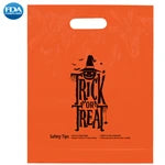 Wholesale Halloween Plastic Die-Cut Trick-or-Treat Bags