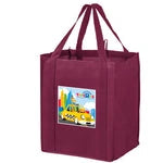 Wholesale Non-Woven Grocery and Wine Bag with Insert