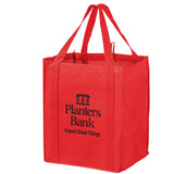 Wholesale Non-Woven Wine and Grocery Tote Bag with Insert - Wg131015