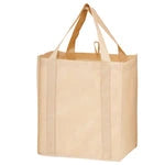 Wholesale Non-Woven Grocery and Wine Bag with Insert