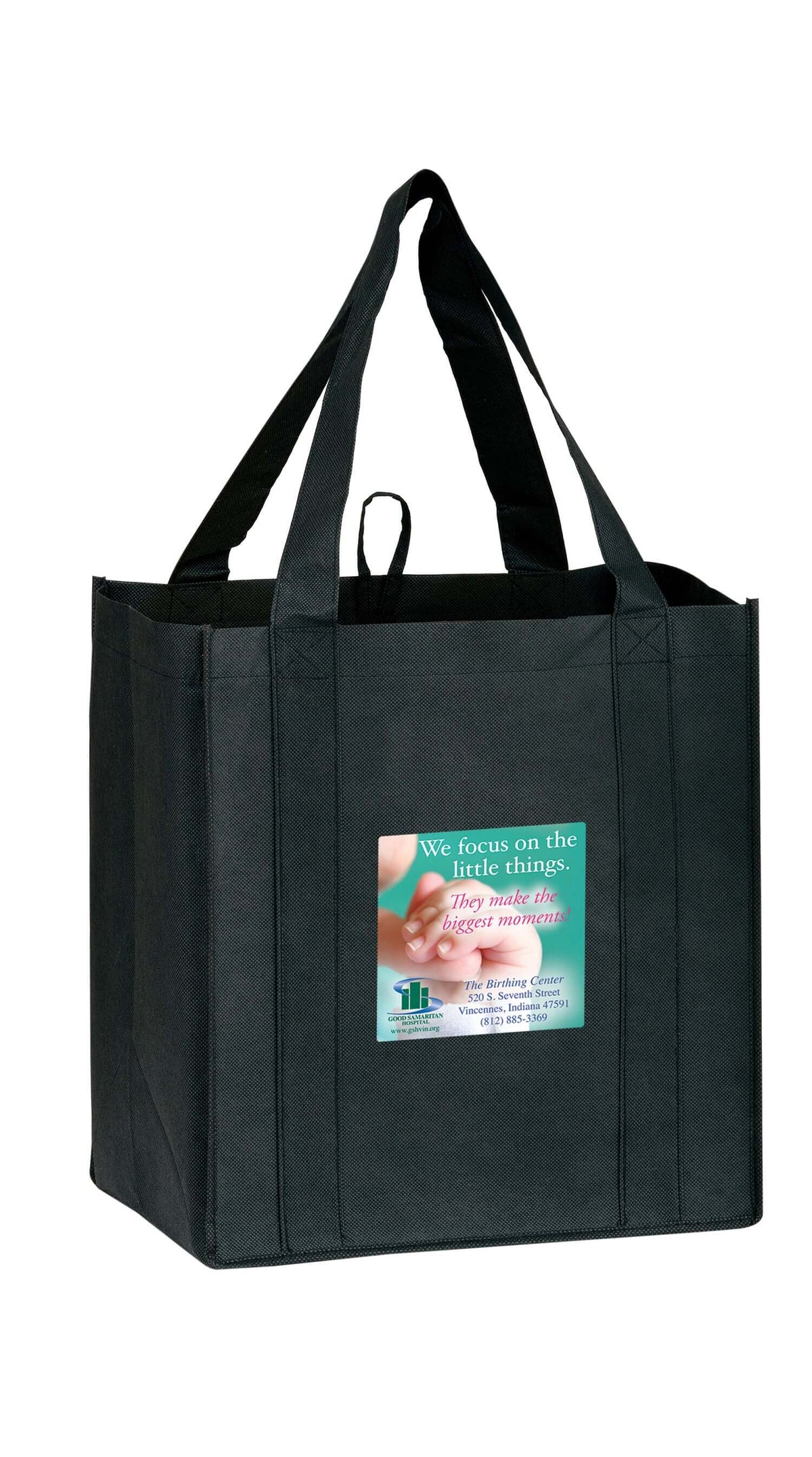 Wholesale HEAVY DUTY NON-WOVEN GROCERY TOTE BAG WITH POLY BOARD INSERT - Y2KG12813