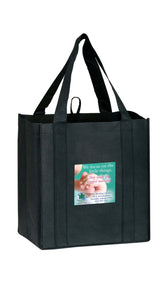 Wholesale HEAVY DUTY NON-WOVEN GROCERY TOTE BAG WITH POLY BOARD INSERT - Y2KG12813