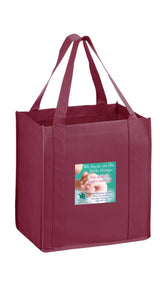 Wholesale HEAVY DUTY NON-WOVEN GROCERY TOTE BAG WITH POLY BOARD INSERT - Y2KG12813
