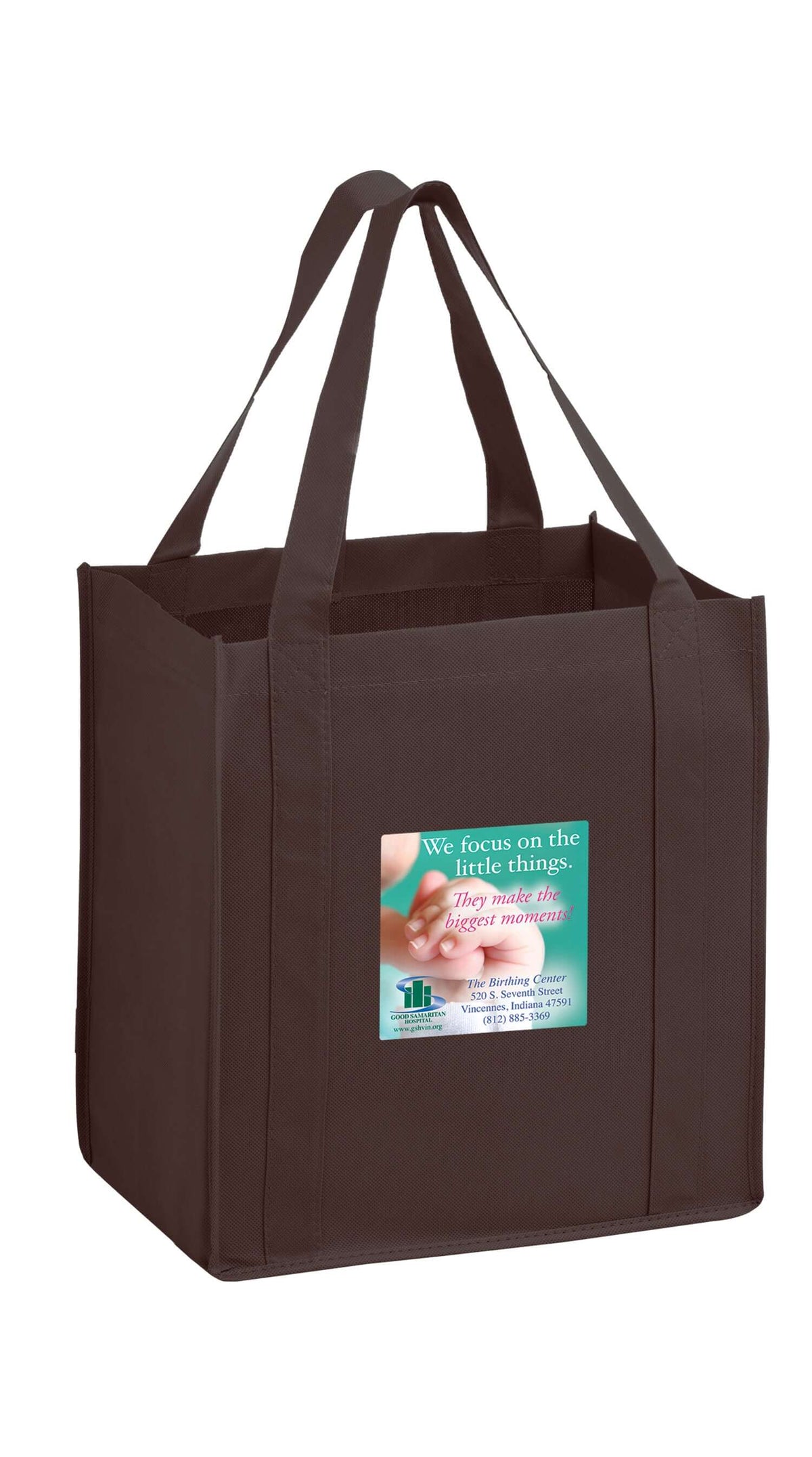 Wholesale HEAVY DUTY NON-WOVEN GROCERY TOTE BAG WITH POLY BOARD INSERT - Y2KG12813
