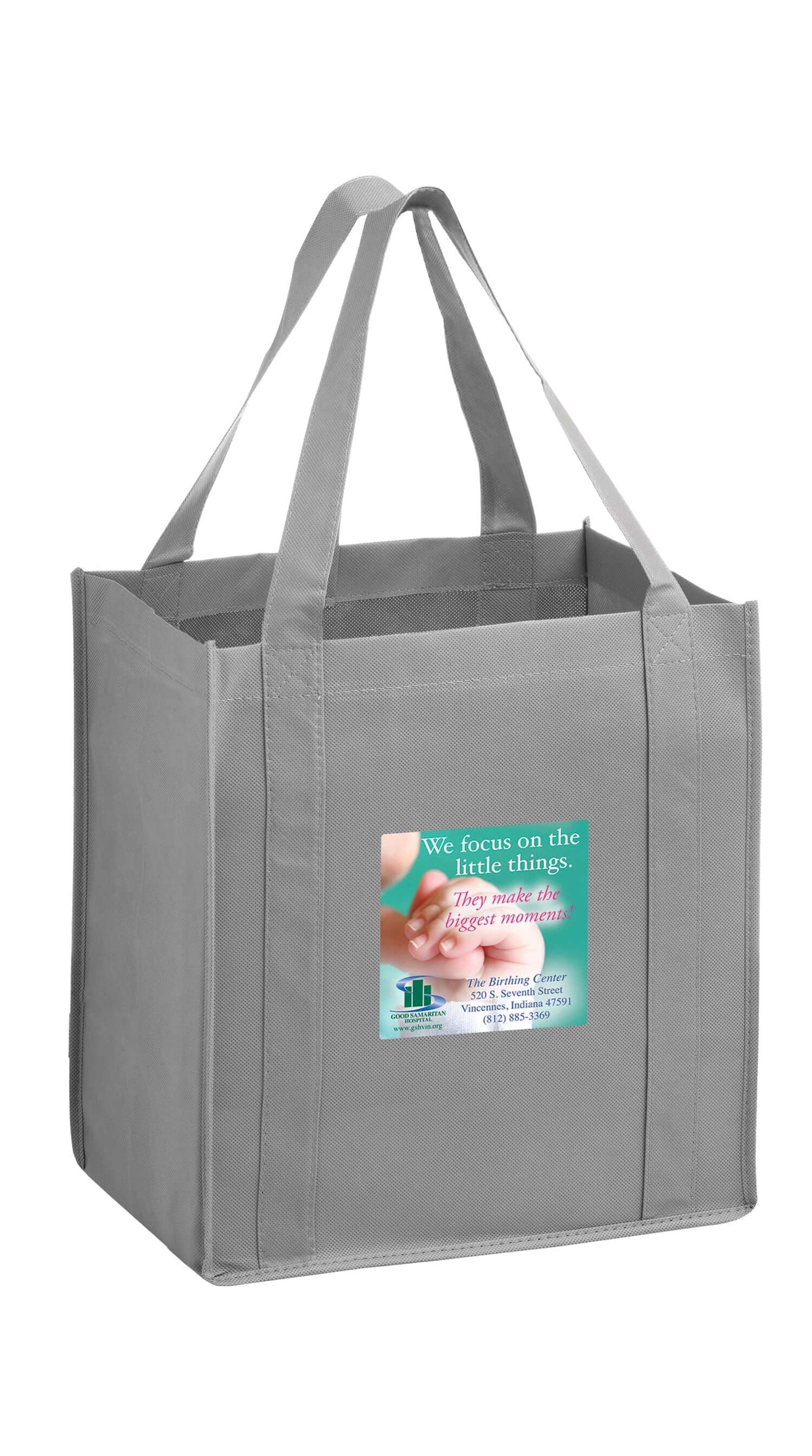 Wholesale HEAVY DUTY NON-WOVEN GROCERY TOTE BAG WITH POLY BOARD INSERT - Y2KG12813