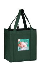 Wholesale HEAVY DUTY NON-WOVEN GROCERY TOTE BAG WITH POLY BOARD INSERT - Y2KG12813