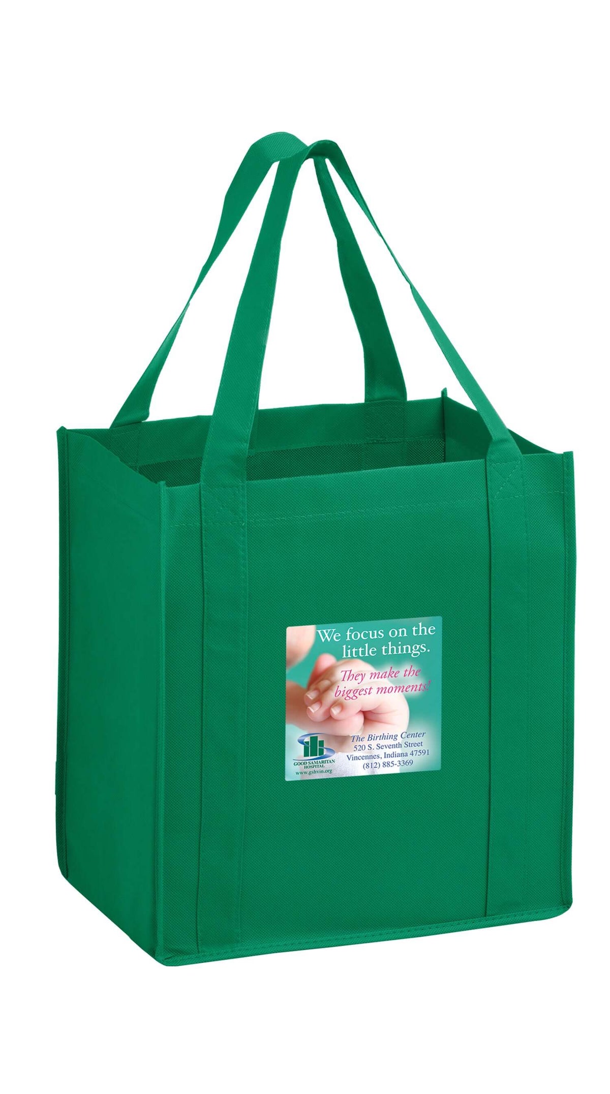 Wholesale HEAVY DUTY NON-WOVEN GROCERY TOTE BAG WITH POLY BOARD INSERT - Y2KG12813