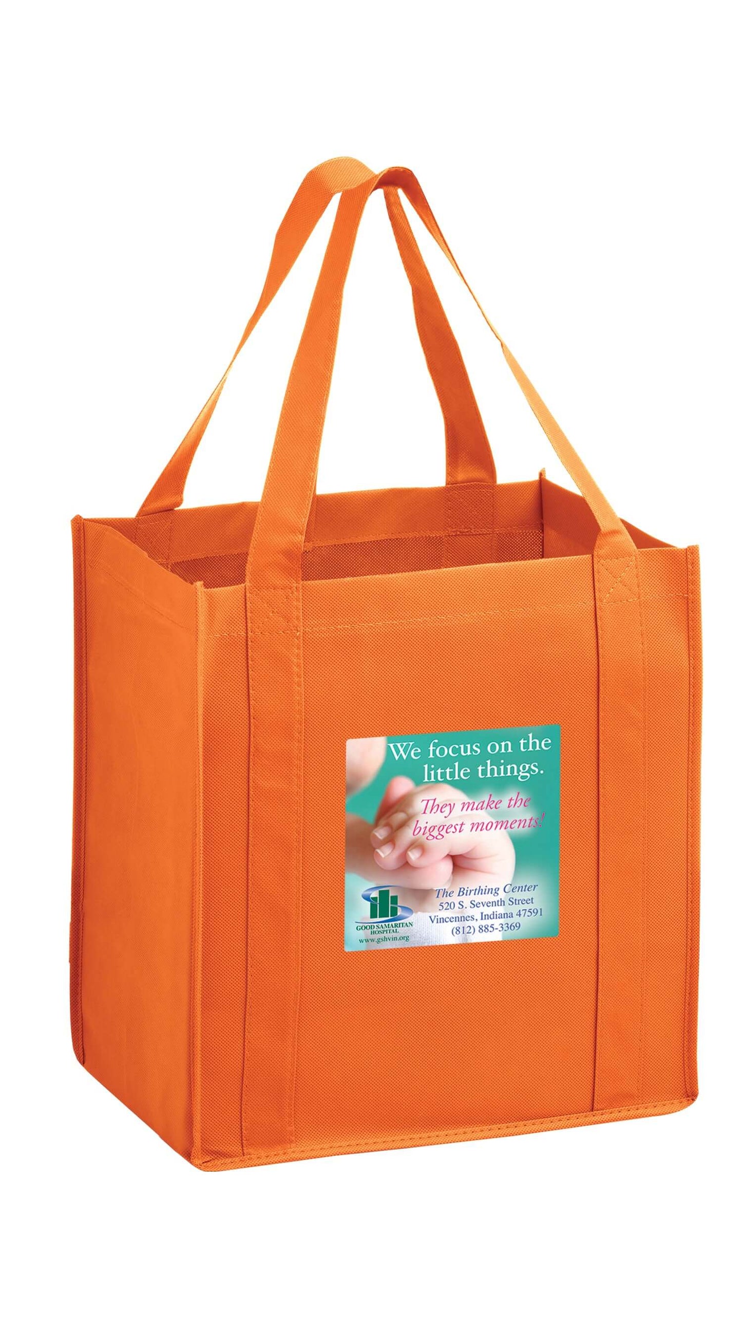 Wholesale HEAVY DUTY NON-WOVEN GROCERY TOTE BAG WITH POLY BOARD INSERT - Y2KG12813